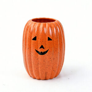 halloween pumpkin vase