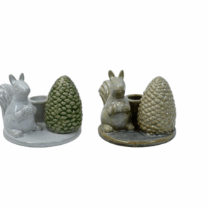 stoneware squirrel ornament s2