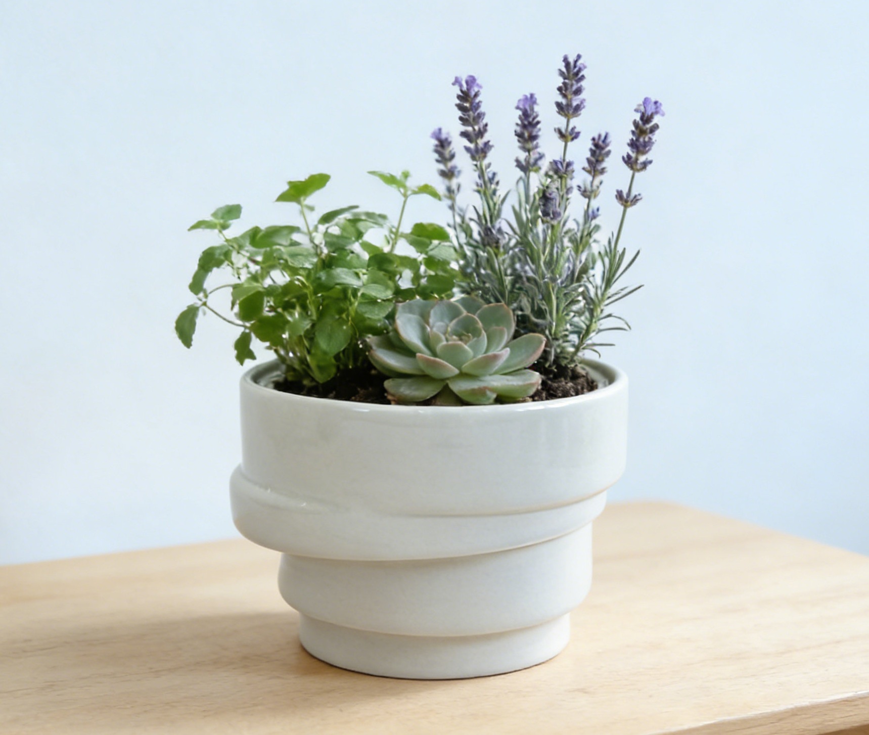 stoneware geomatic flower pot s/4 stoneware geomatic flower pot s/4
