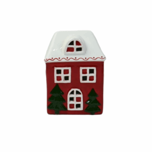 christmas house ornament with light